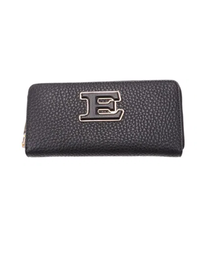 Ermanno Scervino Eba Soft Zip Wallet In Black