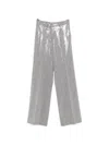Ermanno Sequined Trousers In Silver