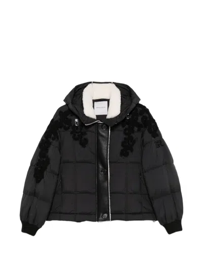 Ermanno Short Down Jacket In Black