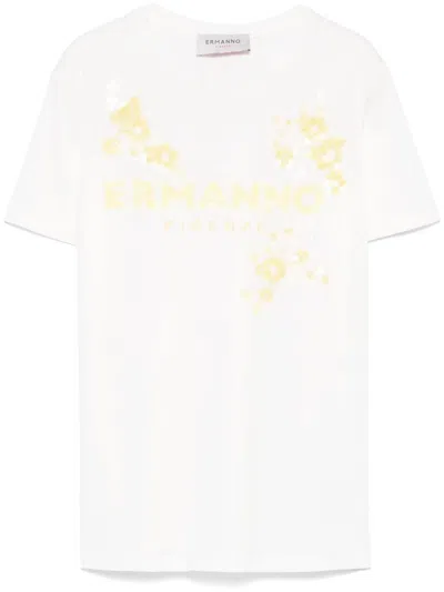 Ermanno T-shirt In White