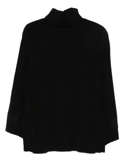 Ermanno Viscose Jersey In Black