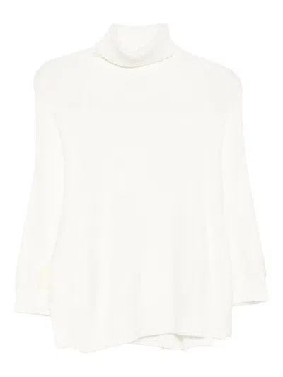 Ermanno Viscose Jersey In White