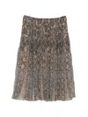 Ermanno White Polyester Skirt In White