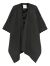 Ermanno Wool Capa In Gray