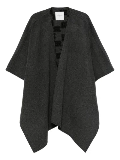 Ermanno Wool Capa In Gray