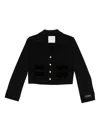 Ermanno Wool Jacket In Black