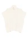 Ermanno Wool Turtle-neck Sweater In Neutral