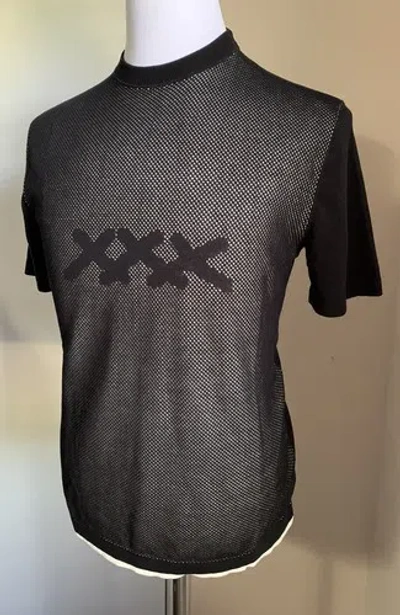 Pre-owned Ermenegildo Zegna $625  Couture Mens T Shirt Black Size M Us ( 48 Eu ) Italy