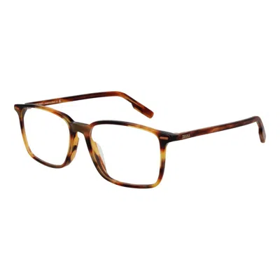 Ermenegildo Zegna Acetate Glasses (frames) In Brown