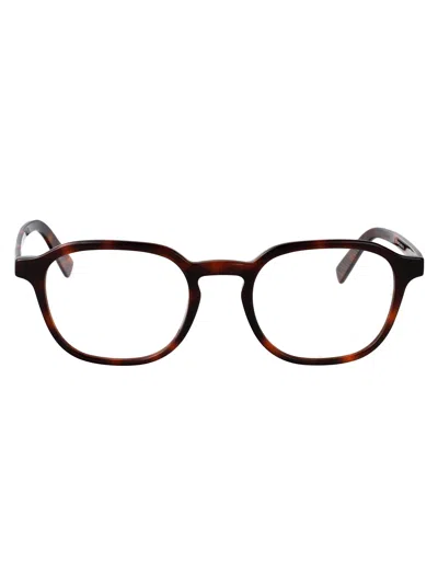 Ermenegildo Zegna Avana Scura Acetate Glasses In Black