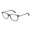 Ermenegildo Zegna Beige Men Optical Frames In Black