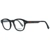 Ermenegildo Zegna Black Horn Glasses Men's (frames) In Black