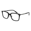 Ermenegildo Zegna Black Men Optical Frames In Black