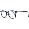 Ermenegildo Zegna Black Men Optical Frames In Black