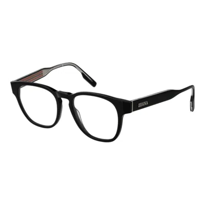 ERMENEGILDO ZEGNA ERMENEGILDO ZEGNA BLACK MEN GLASSES MEN'S FRAME