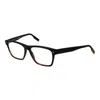 Ermenegildo Zegna Black Men Optical Frames In Multi