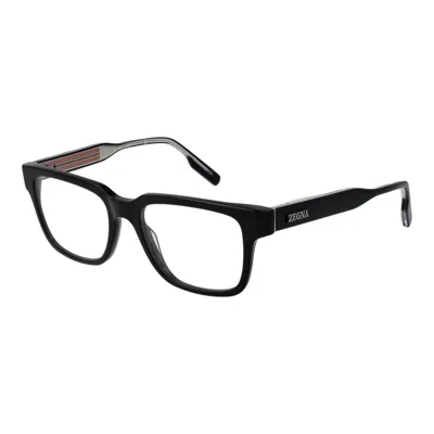 ERMENEGILDO ZEGNA ERMENEGILDO ZEGNA BLACK MEN GLASSES MEN'S FRAME