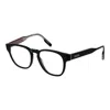 Ermenegildo Zegna Black Men Optical Frames In Black
