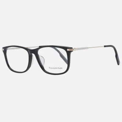 Ermenegildo Zegna Black Plastic Glasses Men's (frames)