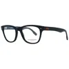 Ermenegildo Zegna Black Plastic Glasses Men's (frames) In Black