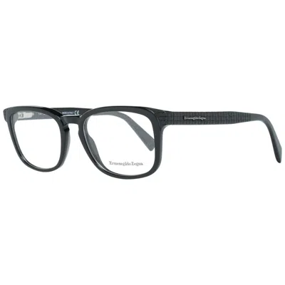 Ermenegildo Zegna Black Plastic Glasses Men's (frames)