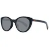 Ermenegildo Zegna Black Resin Sunglasses In Blue