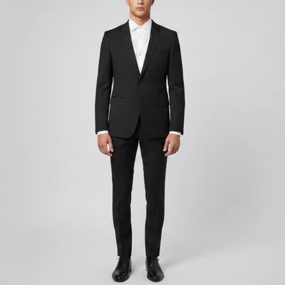 Pre-owned Ermenegildo Zegna Black Wool Single Breasted Suit L