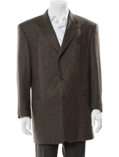 Pre-owned Ermenegildo Zegna Blazer In Brown