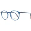 Ermenegildo Zegna Blue Men Optical Frames In Blue