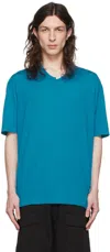 Ermenegildo Zegna Blue Wool T-shirt In T03 Lt Grn