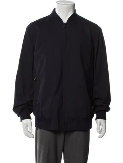 Pre-owned Ermenegildo Zegna Bomber Jacket In Blue