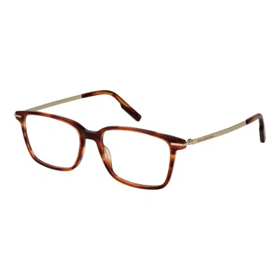 ERMENEGILDO ZEGNA ERMENEGILDO ZEGNA BROWN ACETATE GLASSES MEN'S (FRAMES)