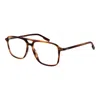 Ermenegildo Zegna Brown Men Glasses Frame In Multi