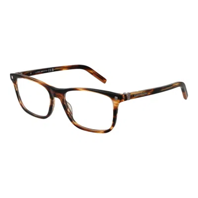 Ermenegildo Zegna Brown Men Optical Frames