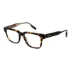 Ermenegildo Zegna Brown Men Optical Frames In Brown