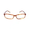 Ermenegildo Zegna Brown Plastic Glasses  (frames) In Brown