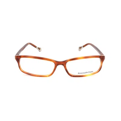 Ermenegildo Zegna Brown Plastic Glasses  (frames)