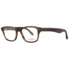 Ermenegildo Zegna Brown Plastic Glasses Men's (frames) In Brown