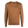 Ermenegildo Zegna Cashmere And Silk-blend Sweater In Beige