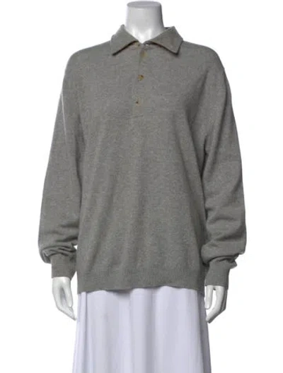 Pre-owned Ermenegildo Zegna Cashmere Sweater In Grey