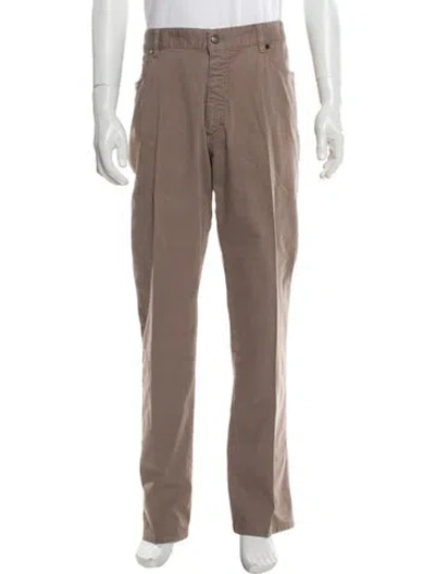 Pre-owned Ermenegildo Zegna Chinos In Neutral