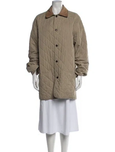Pre-owned Ermenegildo Zegna Coat In Neutrals