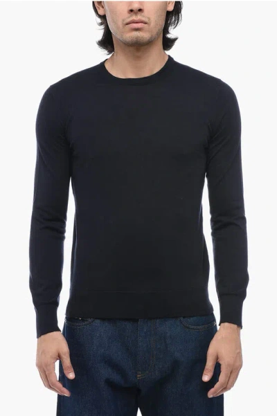 Ermenegildo Zegna Crew Neck Cashmere And Silk Jumper