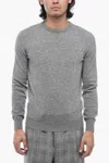 Ermenegildo Zegna Crew Neck Oasi Pure Cashmere Sweater In Grey