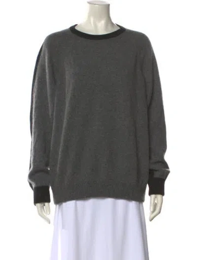 Pre-owned Ermenegildo Zegna Crew Neck Sweater In Gray