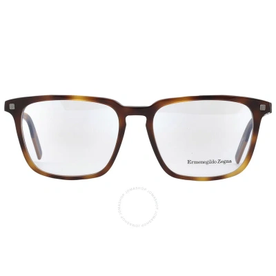 Ermenegildo Zegna Demo Square Eyeglasses Ez5201 052 55 In Brown