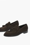Ermenegildo Zegna Ez Tailoring Suede Leather Siena Tassle Loafers