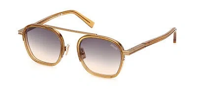 Pre-owned Ermenegildo Zegna Ez0231 Yelllow/roviex Shaded 51/22/145 Unisex Sunglasses