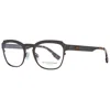 Ermenegildo Zegna Gold Men Optical Men's Frames In Gold