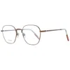 Ermenegildo Zegna Gold Men Optical Men's Frames In Gold